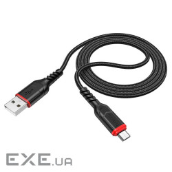 Кабель Hoco X59, Micro-USB, 2.4A, Black, довжина 1м, BOX (Hoco X59MB)