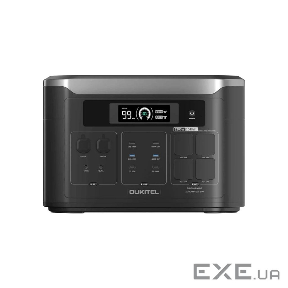 Зарядна станція OUKITEL BP3000E 3200W 2048Wh (BP3000E)