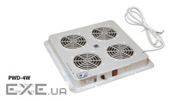 Блок вентиляторів покрівлі ZPAS PWD-4W, DP200A, з терморегулятором, 230В, сірий (W-0200-06-04-011)