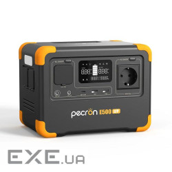 Power station Pecron E500LFP APP Control, 600W / 576Wh LiFePO4, MPPT VOC 12-28V / 100W, DC12V-24V, C