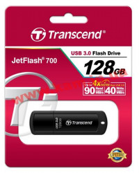 USB флеш накопичувач 128Gb Transcend JetFlash 700 Black (TS128GJF700)