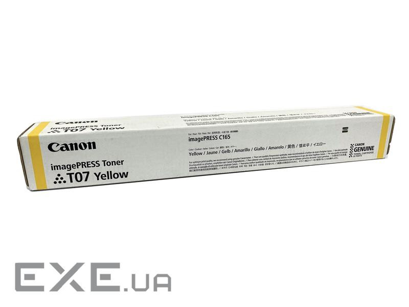 Тонер-картридж Canon T07 Toner Yellow (3644C001AA)