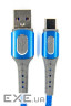 Кабель Dengos USB-USB Type-C 1м Blue (NTK-TC-LP-BLUE)