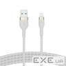 Дата кабель USB 2.0 AM to Lightning 1.0m white Belkin (CAA010BT1MWH)