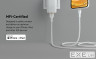 Дата кабель USB 2.0 AM to Lightning 1.0m white Belkin (CAA010BT1MWH)