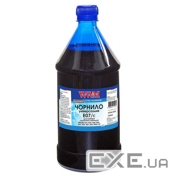 Чорнило WWM Epson Stylus Universal C42/C48/C62 1000г Cyan (E07/C-4)