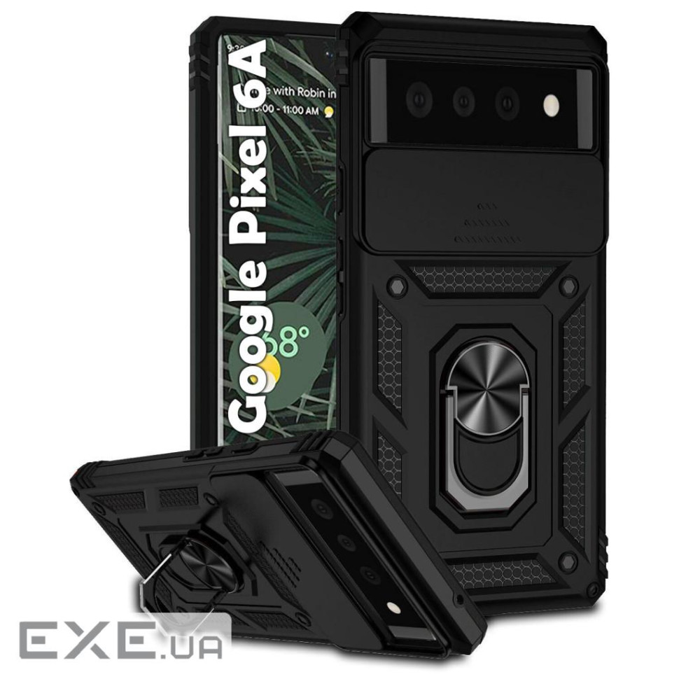 Чохол до мобільного телефона BeCover Military Google Pixel 6A Black (708824)