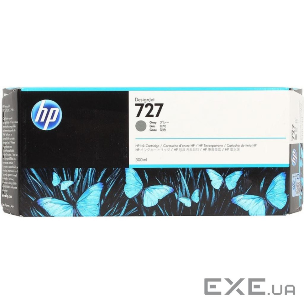 Картридж HP DJ No.727 Gray 300-ml (F9J80A)