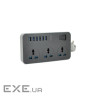 Мережевий фільтр Voltronic ТВ-Т09/08969 3 розетки, 6 USB, 2 м, Grey (ТВ-Т 09 (ТВ-Т09 Black-grey)