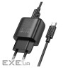 Мережевий зарядний пристрій HOCO C140A Smart single port QC3.0 charger set(Type-C)(E (6942007627825)