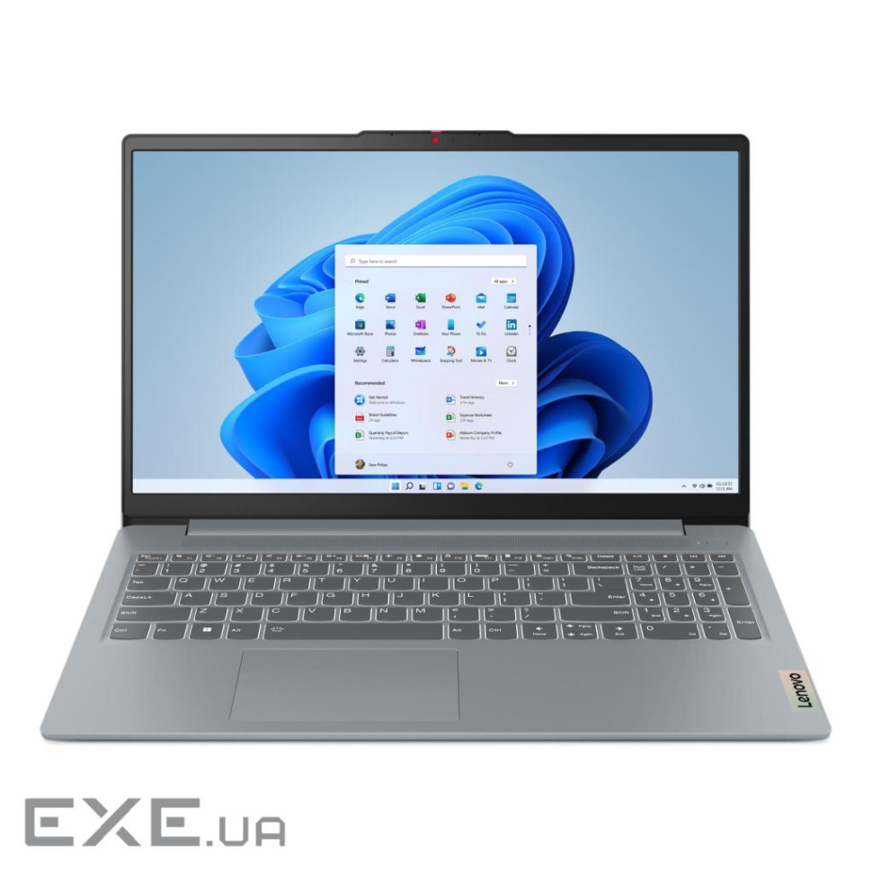Ноутбук Lenovo IdeaPad Slim 3 15AMN8 (82XQ01BKRM)