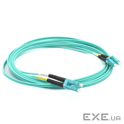 Патчкорд LC/UPC-LC/UPC MM (G50-OM3) 1м Duplex Slim (UPC-1LCLC(MM)D(ON)S)