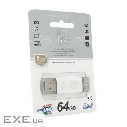 Флеш-накопичувач T&G 009 Star S, USB 3.0+Type-C, 64GB, Metal, Bli (T& (T& (T&G 009 Star S3 / 64)