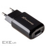 Зарядний пристрій Grand-X 5V 2.1A USB Black (CH-15B)