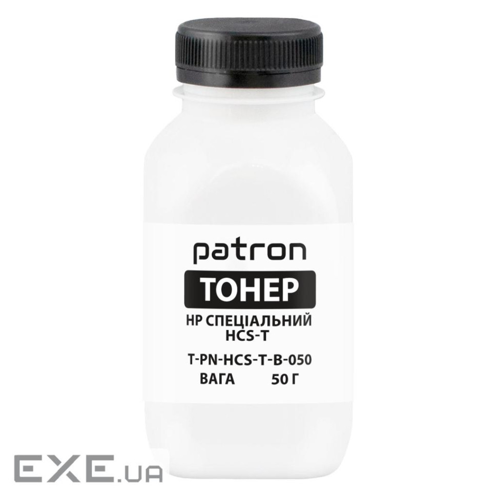 Тонер HP HCS-T, 50 г, black Patron (PN-HCS-T-B-050)