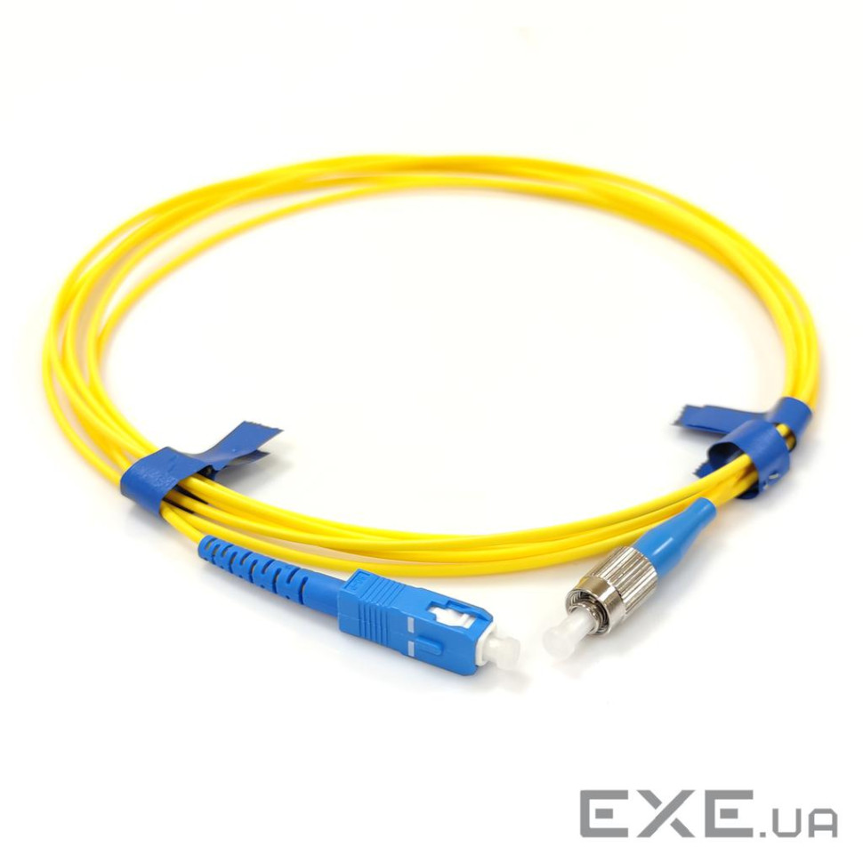 Патчкорд SC/UPC-FC/UPC SM 10м Simplex Slim (UPC-10SCFC(SM)S(ON)S)