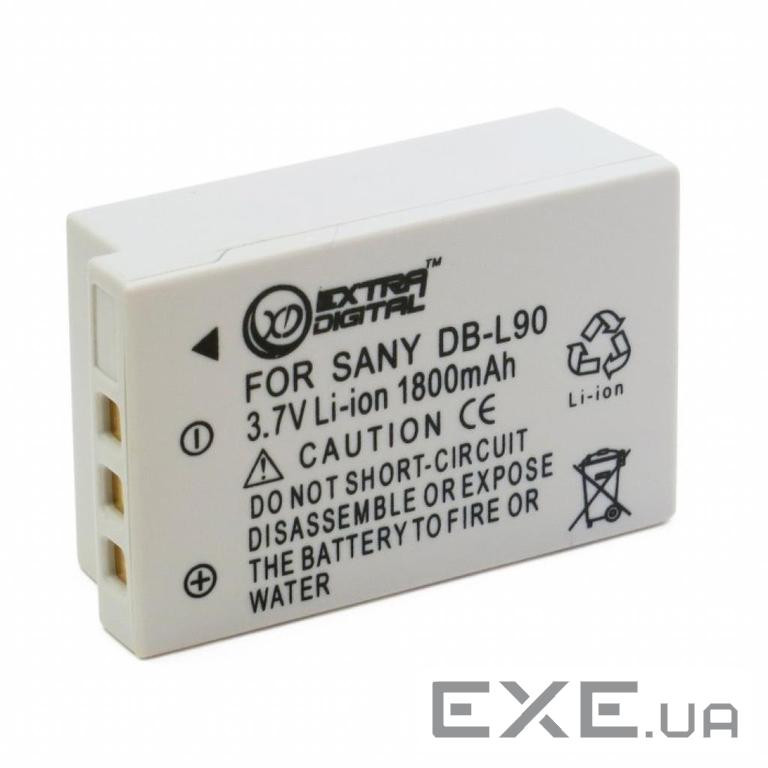 Акумулятор до фото/відео Extradigital Sanyo DB-L90 (DV00DV1267)