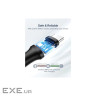 Дата кабель USB 2.0 AM to USB-C 0.25m 3A US287 black Ugreen (60114)