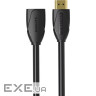 Кабель мультимедійний HDMI M to HDMI F 1.0m 4K60Hz black Vention (VAA-B06-B100)