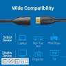Кабель мультимедійний HDMI M to HDMI F 1.0m 4K60Hz black Vention (VAA-B06-B100)