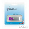 USB флеш накопичувач eXceleram 8GB P1 Series Silver / Purple USB 2.0 (EXP1U2SIPU08)