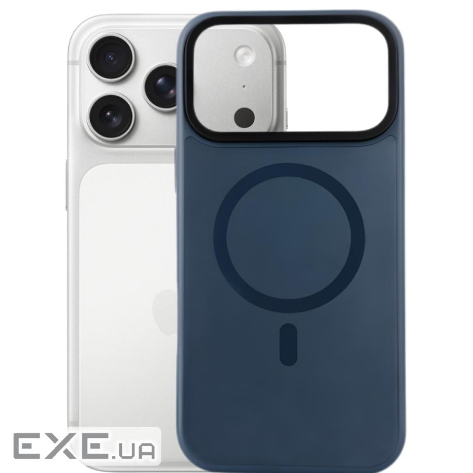 Чохол до мобільного телефона BeCover FIBRA ArcLine MagSafe Apple iPhone 17 Pro Blue (715382)