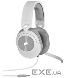 Навушники геймерські CORSAIR HS55 Surround White (CA-9011266-EU)