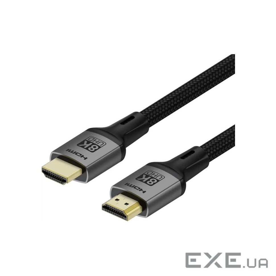 Кабель HDMI (M) - HDMI (M), 3 м, Black, ColorWay, V2.1, 8K / 60 Гц (CW-CBHD089-BK)
