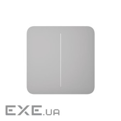 Розумний вимикач Ajax SoloButton 2-gang димний (000029814)