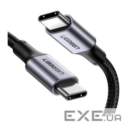 Дата кабель USB-C to USB-C 1.5m 100W US316 Space Gray Ugreen (70428)