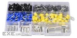 Набір клем / наконечників 390шт VE+EN390 (E2508b-100,E1508bl-100,E4009gr-100,E6012y-50,EN3516-10,EN1 VE+EN390 (E2508b-10