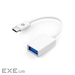 Перехідник USB3.1 Type-C to USB (OTG) 0.15m white HP (DHC-TC105)