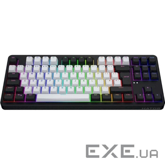 Клавіатура бездротова HATOR Rockfall 3 TKL Wireless Aurum Orange Switch Black (HTK850EU)