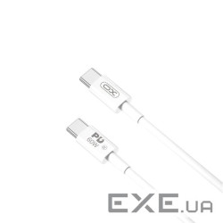 Кабель Type-C to Type-C (male to male) XO-NB-Q190A, Підтримка SIC, QC3.0, PD до 60Вт, 480Mbps, довжи