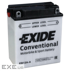 Акумулятор автомобільний EXIDE CONVENTIONAL 12Ah (+/-) (165EN) (EB12A-A)