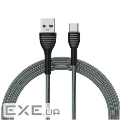 Дата кабель USB 2.0 AM to USB-C 1.0m ColorWay (CW-CBUC041-GR)