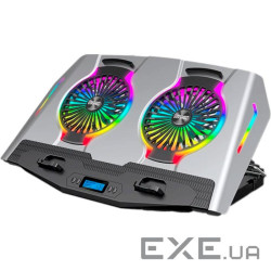 Підставка для ноутбука ICECOOREL N9 RGB Silver (N9S)