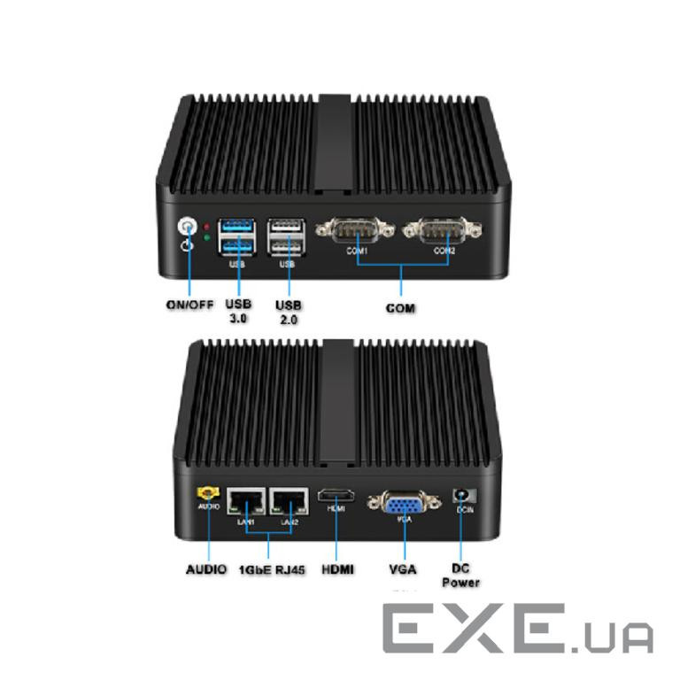 Промисловий ПК Syncotek GOLE BOX-1 J4125/8GB/128GB SSD/USBx4/RS232x2/LANx2VGA/HDMI (S-PC-0089
