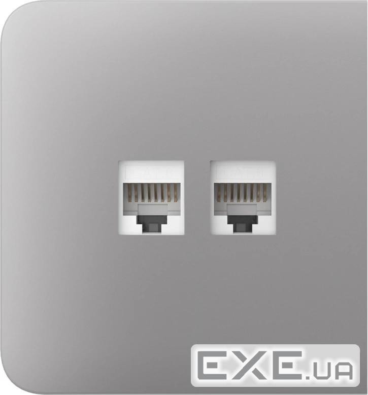 Бічна панель для вбудованої розетки Ajax SideCover (LAN) Fog (SideCover (LAN) Fog бічна)