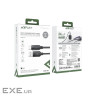 Дата кабель USB 2.0 AM to USB-C 1.2m 3A TPE black Acefast (6974316283812)