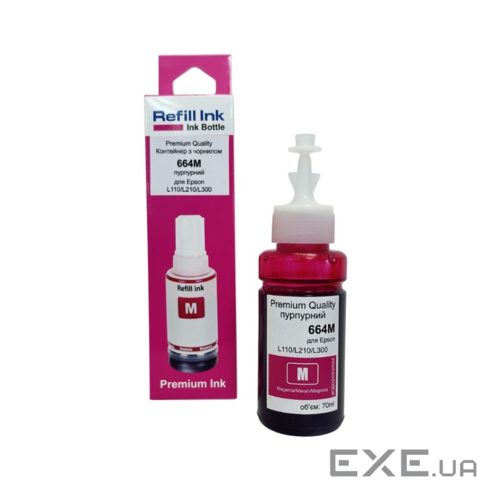 Чорнило Premium Quality Epson 664M 70мл Magenta (70264880)