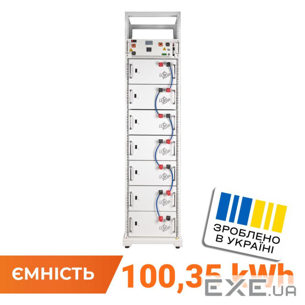 Аккумулятор LP LiFePO4 Battery HVM 358,4V 280Ah (100352 Wh) BMS 125А AB Lrack white (38406)