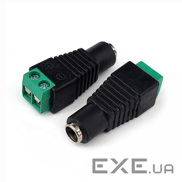 Терміналблок Terminal block-Jack DC,/F 5.5x2.1mm Pitch=5.0mm,чорний (84.00.7008-1) (84.00.7008-1)