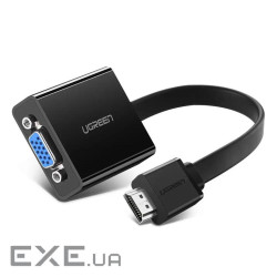 Адаптер UGREEN MM103 HDMI to VGA Converter 25cm (Black) (UGR-40248)