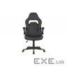 Ігрове крісло 2E GAMING HEBI Black/Green (2E-GC-HEB-BK)