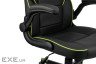 Ігрове крісло 2E GAMING HEBI Black/Green (2E-GC-HEB-BK)