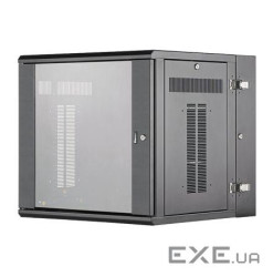 Шафа настінна 12U чорна, трьохсекційна (PZWMC12W)