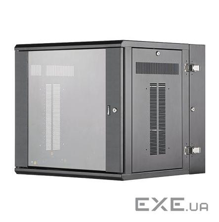 Шафа настінна 12U чорна, трьохсекційна (PZWMC12W)