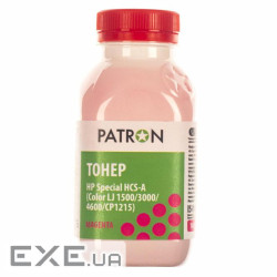 Тонер HP CLJ 1500/3000/4600/CP1215) MAGENTA 50г Patron (HCS-A-M-050)