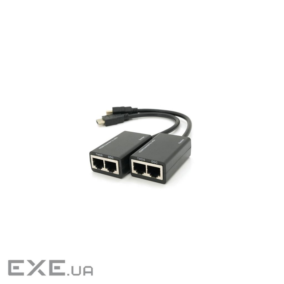 Подовжувач HDMI сигналу пасивний через 2 виті пари 2 CAT-5e / CAT-6e до 30m, (YT-SEP HDMI / 2P-30m) 30m, (YT-SEP HDMI /